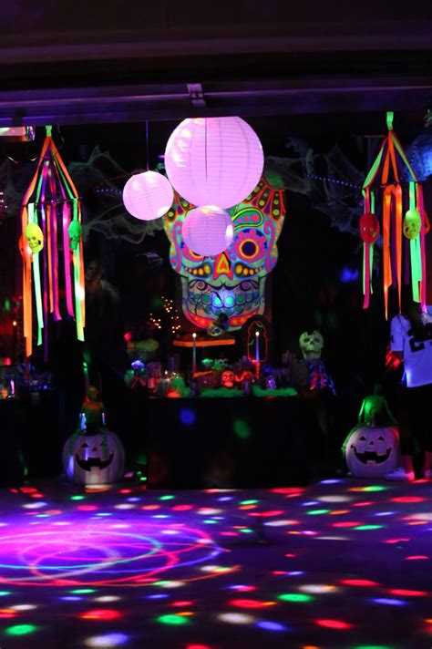 glow in the dark halloween decorations|More.